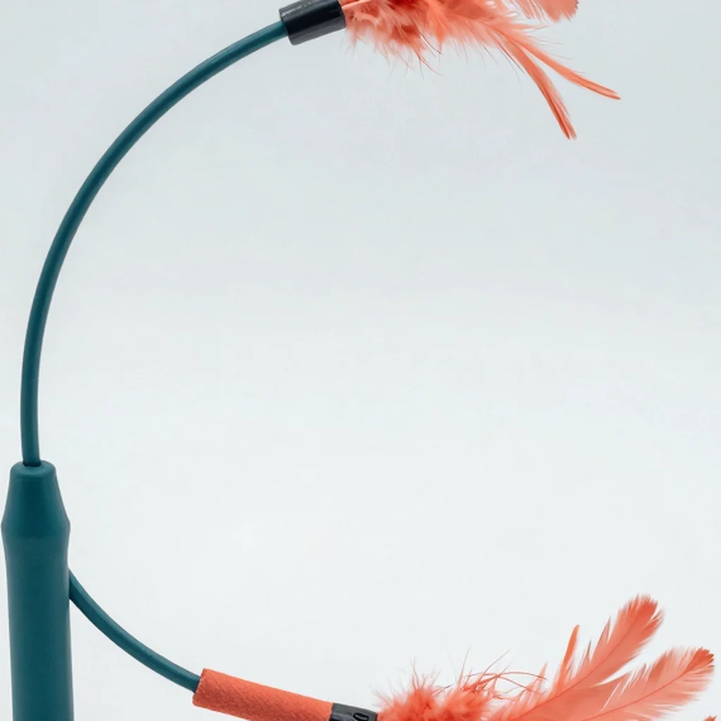 Coral Feather Wand
